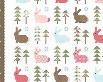 Wild Hase Quilt Kit in Lovestruck by Lella Boutique - Moda - 180x180cm