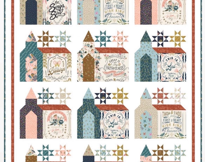 Firm Foundation Quilt Kit- Pattern by Wandering Path- Songbook A New ...