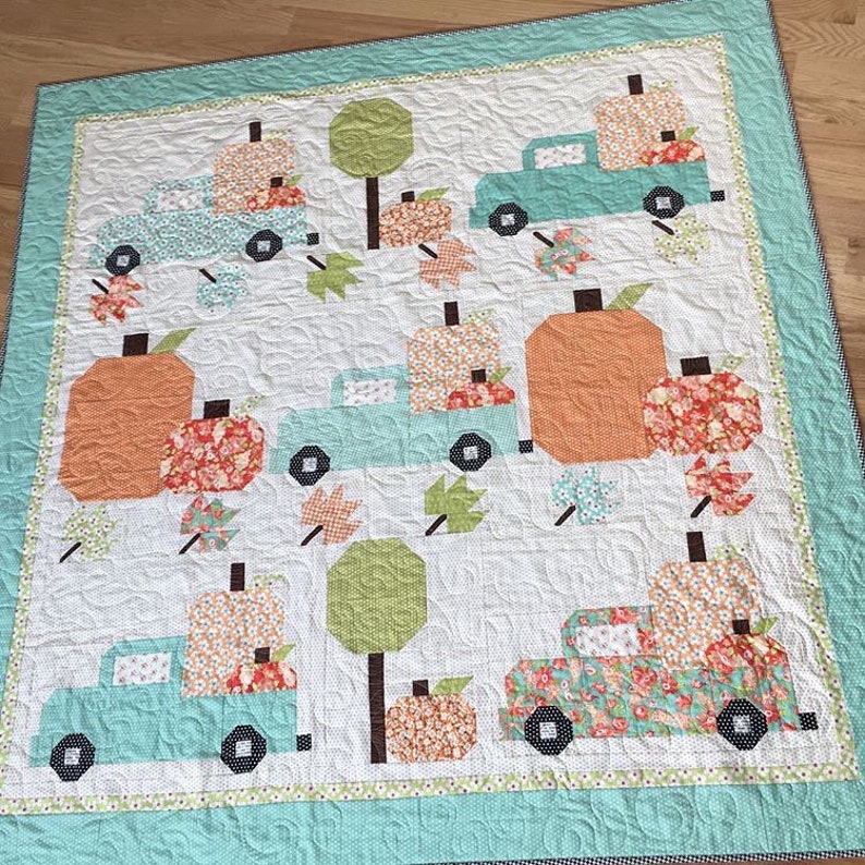 Vintage Fall Quilt Pattern by Erica Arndt Etsy