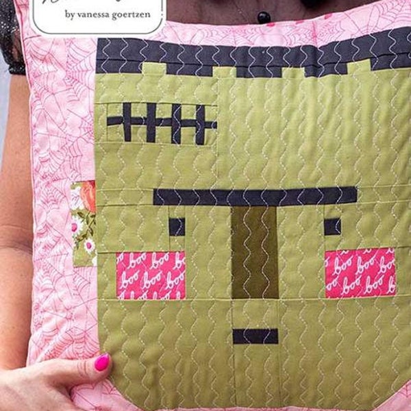 Frank Pillow Kit in Hey Boo fabrics by Lella Boutique - Moda