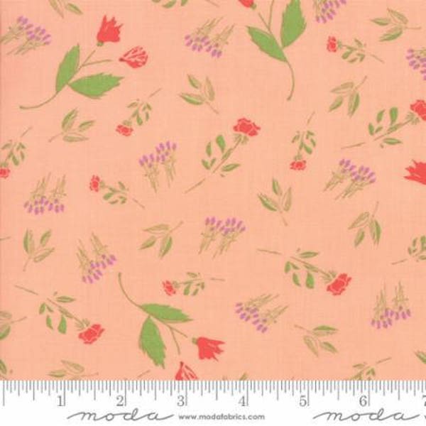 Rose Bed Peach 37541 12 The Front Porch by Sherri and Chelsi- Moda - 1 YARD