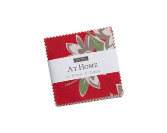 IN STOCK NOW At Home Mini Charm Pack  Bonnie's House -   Moda