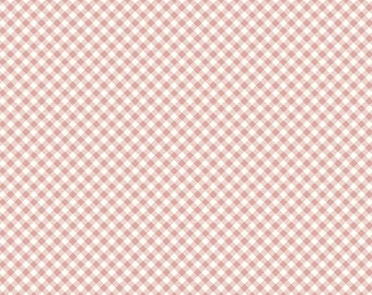 BloomBerry Gingham Dusty Rose C14607-DUSTY ROSE by Riley Blake Designs- 1/2 Yard