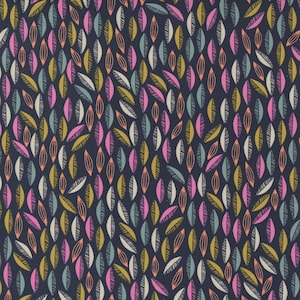 Songbook A New Page Cascade Navy 45557 21 by Fancy That Design House- Moda- 1 Yard