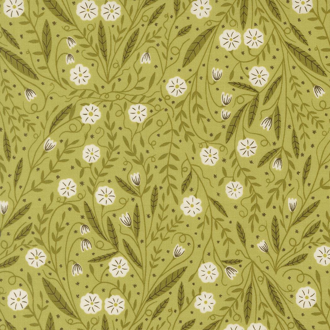 Night Owl Woodland Floral Leaf 48424 15 by Gingiber- Moda- 1/2 Yard