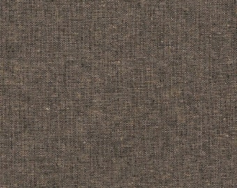 Essex Linen Espresso E064-Espresso by Robert Kaufman