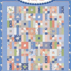 Jelly Roll Patchwork Pattern  G CQ200 by Corey Yoder- Moda- 56 " X 62"