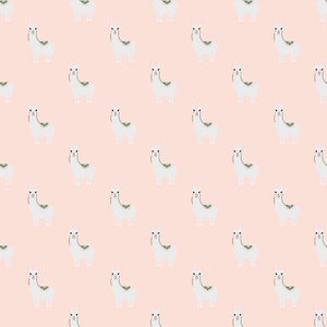 Hibiscus Alpacas C11541-BLUSH by Simple Simon- Riley Blake Designs- 1 Yard