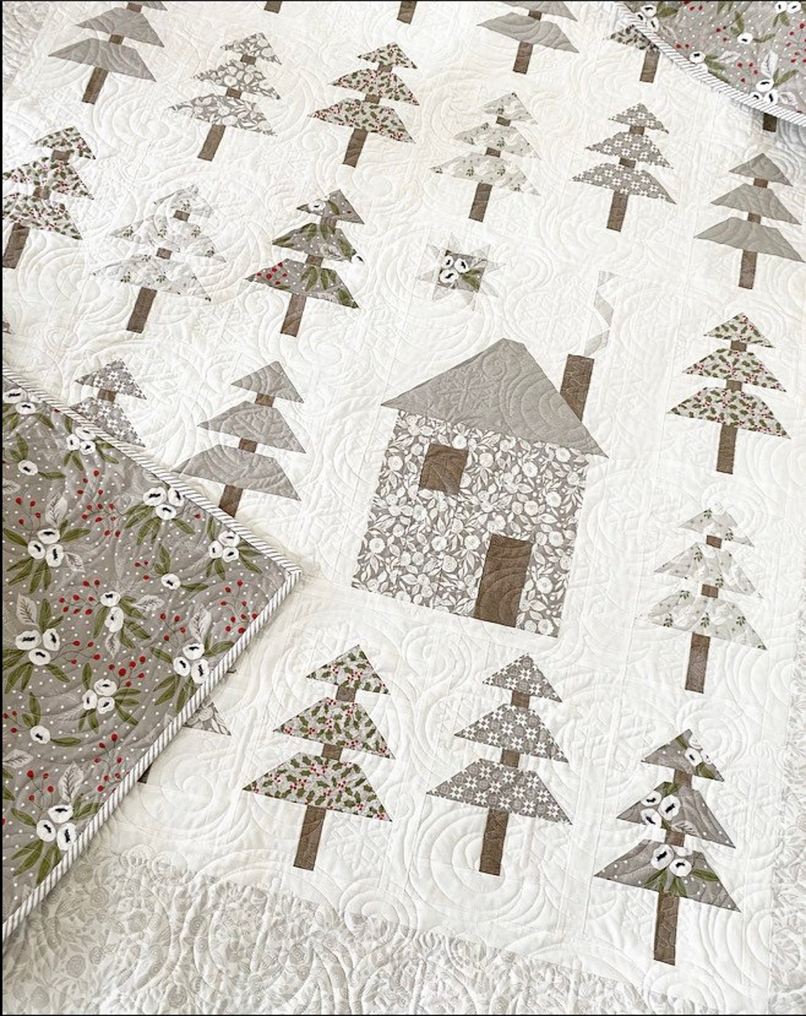 Silent Night Quilt Kit in Christmas Morning The Pattern Etsy
