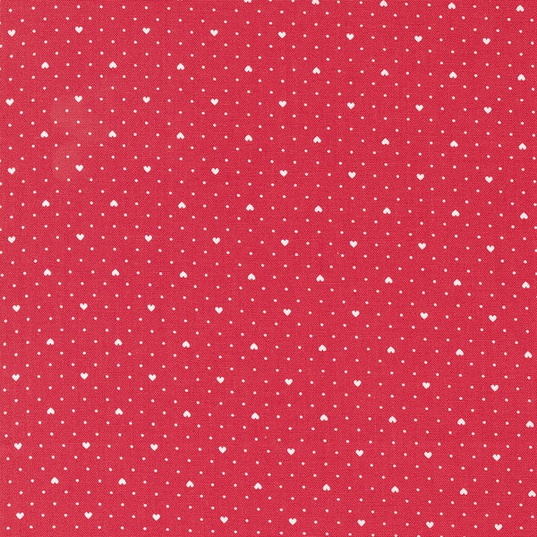 Lighthearted Heart Dot Red 55298 12 by Camille Roskelley - Moda - 1/2 yard
