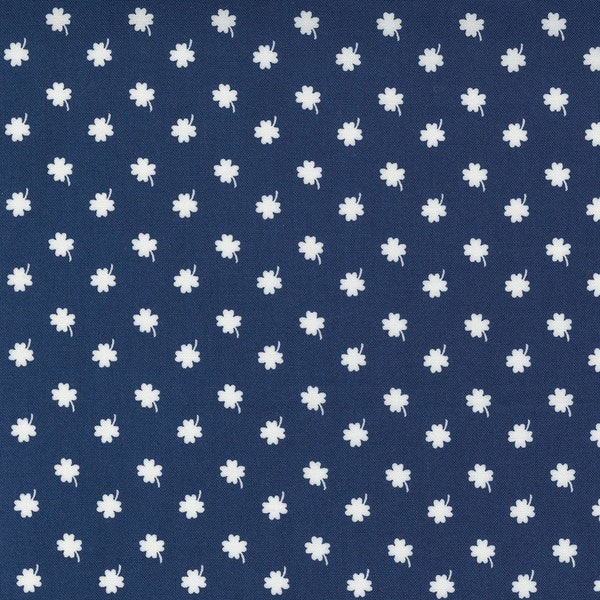 One Fine Day Lucky Day Navy 55233 18  from Bonnie and Camille- Moda- 1 YARD