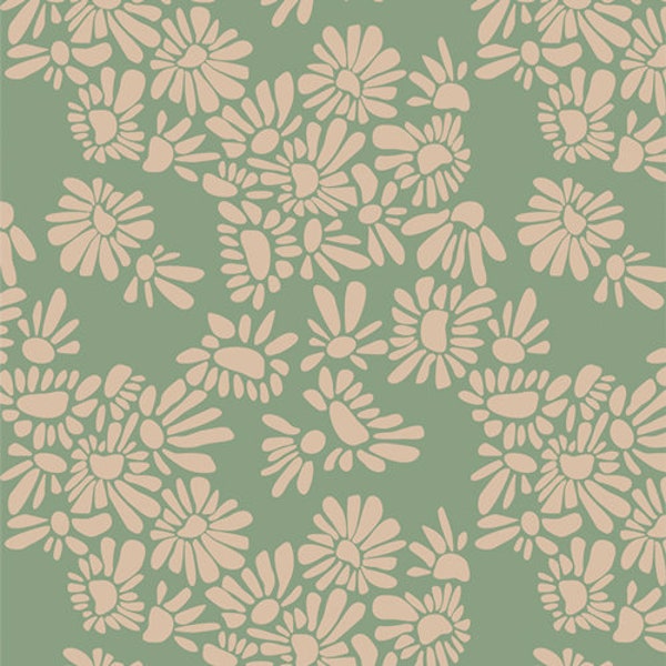 Meadow Matcha EVO60407 from Evolve designed by Suzy Quilts for Art Gallery-Half Yard