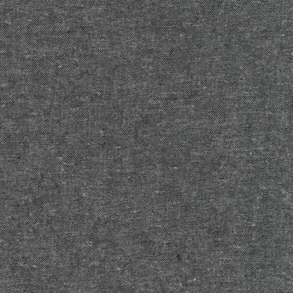 Essex Linen Charcoal E064-charcoal by Robert Kaufman