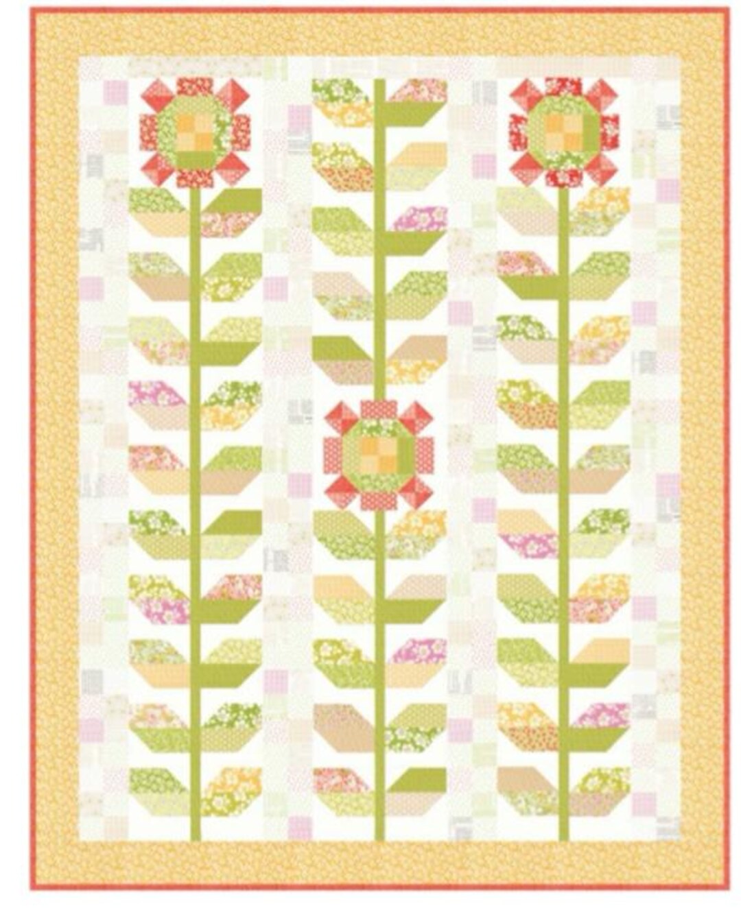 Maisy Daisies Quilt Kit Using Summers End by Fig Tree- Moda -56" X 71 ...