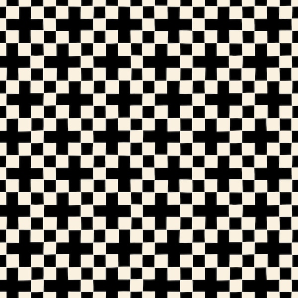 Achroma Checkerboard Black RS5095 13 by Ruby Star Society - Moda - 1/2 Yard