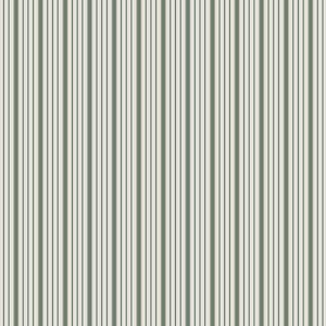 May include: Vertical striped pattern in shades of green and off-white. The stripes are evenly spaced, creating a simple, repeating design. This pattern could be used for wallpaper, fabric, or other decorative applications.