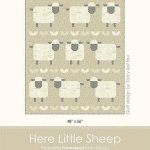 Farmstead: Here Little Sheep Quilt Pattern Farmstead: Here Little Sheep Quilt Pattern