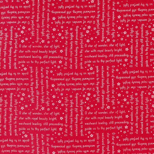 PREORDER Starberry Woven Song Red 29184 22 by Corey Yoder- Moda- 1/2 yard