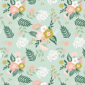 Hibiscus Main C11540-MINT by Simple Simon- Riley Blake Designs- 1 Yard
