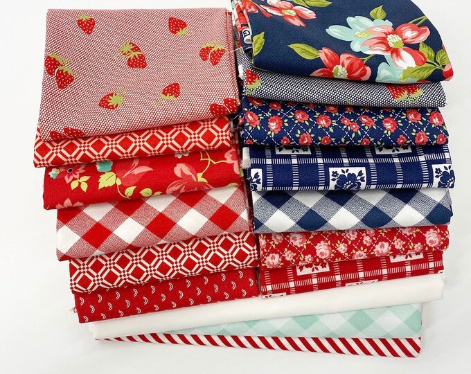 Stars and Stripes Quilt Kit by Bonnie and Camille for Moda- - Etsy