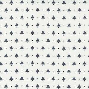 Merry Little Christmas Little Trees Cream Charcoal 55246 21 by Bonnie and Camille- Moda- 1 yard