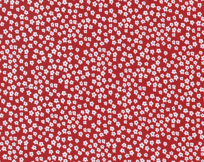 Graze Blooms Red 55601 16 by Sweetwater - Moda- 1 Yard - Etsy