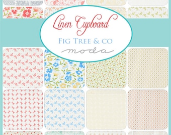 Linen Cupboard Half Yard Bundle 20480HY by  Fig Tree- Moda- 20 Prints