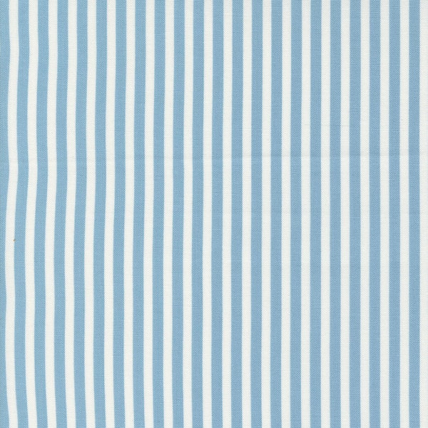 Shoreline Simple Stripes Light Blue 55305 12 by Camille Roskelley - Moda - 1/2 yard