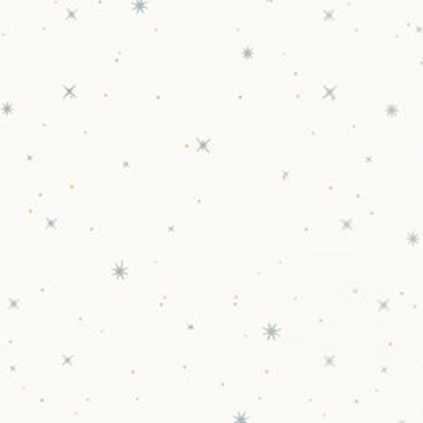 Ombre Fairy Dust Off White  10871 332M Metallic by V & Co from Moda - 1 yard