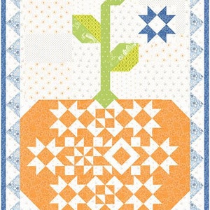 Pumpkin & Denim G FT 1992 Pattern By Fig Tree and Co - 21 1/2" X 26 1/2"