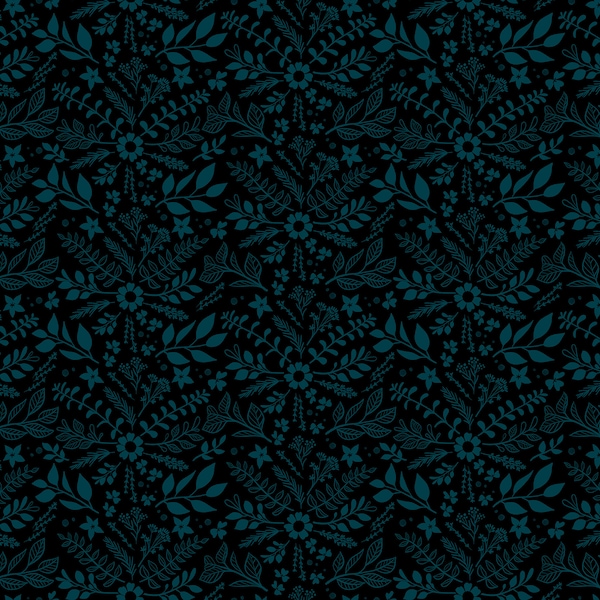 Curio Sprigs Black RS0062 15  by Melody Miller for Ruby Star Society- Moda- 1/2 yard