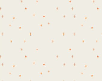 Tangerine Sparkle SKE80102 from Sparkle Elements by  Art Gallery Fabrics- 1/2 Yard