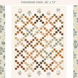 Wellspring Quilt G FTD 253  by Fancy That Design House- Moda- 56 X 75"