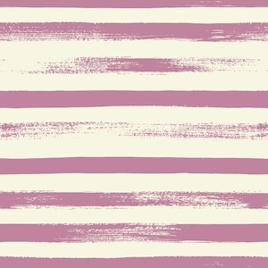 May include: A seamless pattern featuring horizontal stripes in a muted mauve color against a cream background. The brushstroke texture gives a hand-painted appearance, suitable for various design applications.