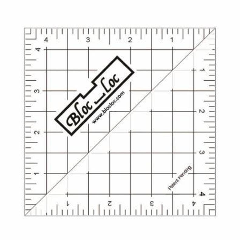 Bloc Loc Half Square Triangle Ruler 4.5 image 0