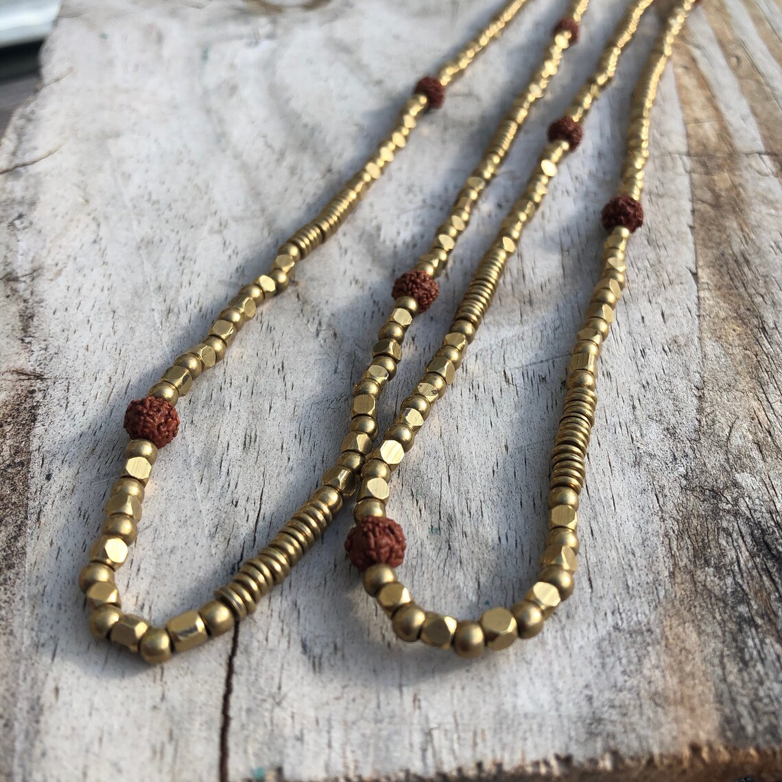 rudraksha seed necklace