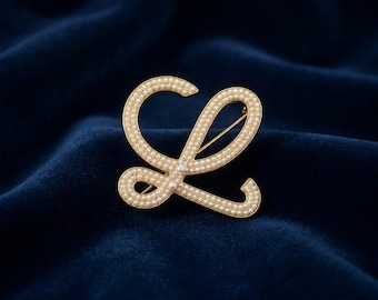 Vintage Gold Brooch, Loewe Style Crystal Bow Pin, Retro Luxury Jewelry, Elegant Rhinestone Statement Brooch, Gift for Women