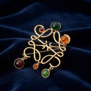 Loewe Brooch - Etsy