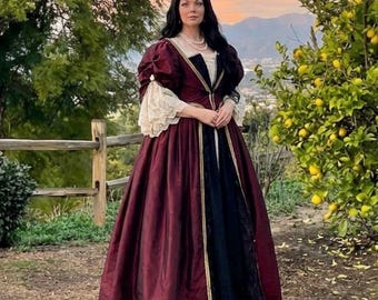 Elizabeth Gown Elizabeth swan gown black pearl custom order