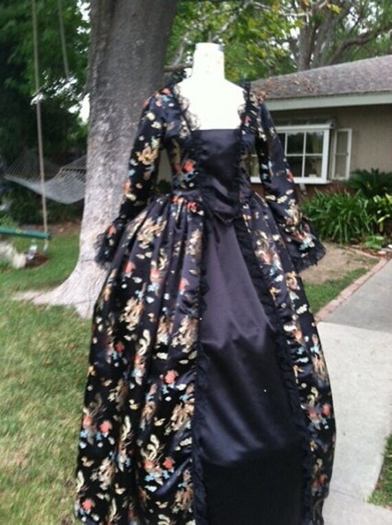 Marie Antoinette Gown & Pannier Made To Your Measurements, Choice Of Color