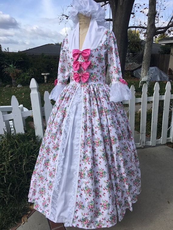 white christmas dresses 18th Century Dress Chemise La Reine Dress Marie Antoinette Muslin Dres –  Cosplayrr