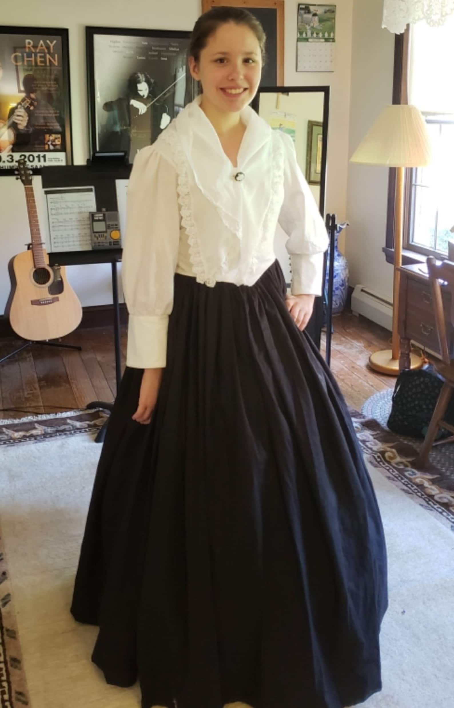 DAR colonial women dress costume 1776 4pc. made to your Etsy