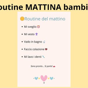 Morgenroutine zum Ausdrucken für Kinder, Tagesablaufplan für 3- bis 5-Jährige, Tagesplan (PDF)