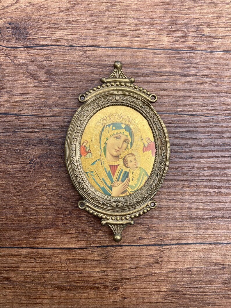 Vintage Icon Our Lady of Perpetual Help - Etsy