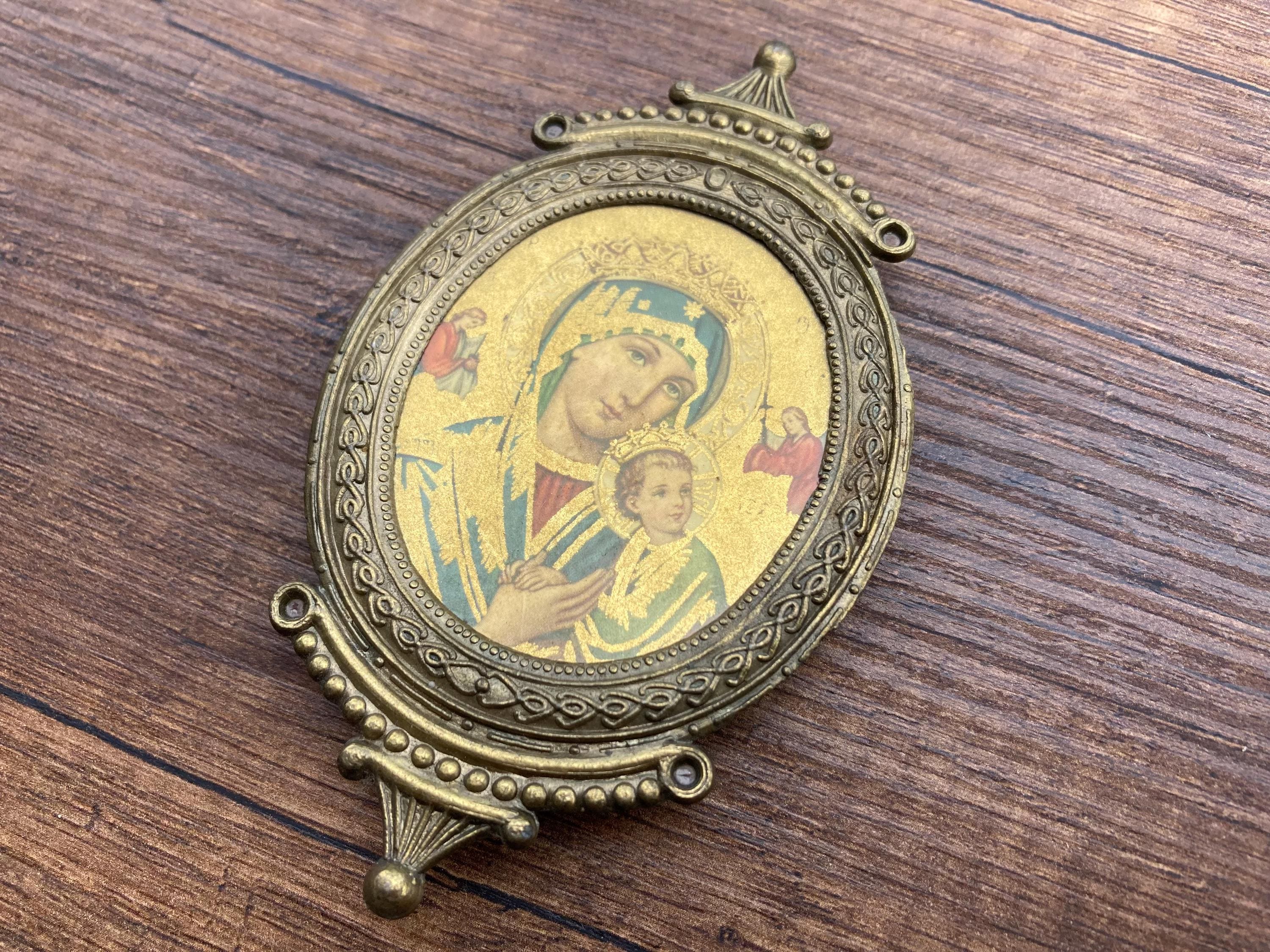 Vintage Icon Our Lady of Perpetual Help - Etsy