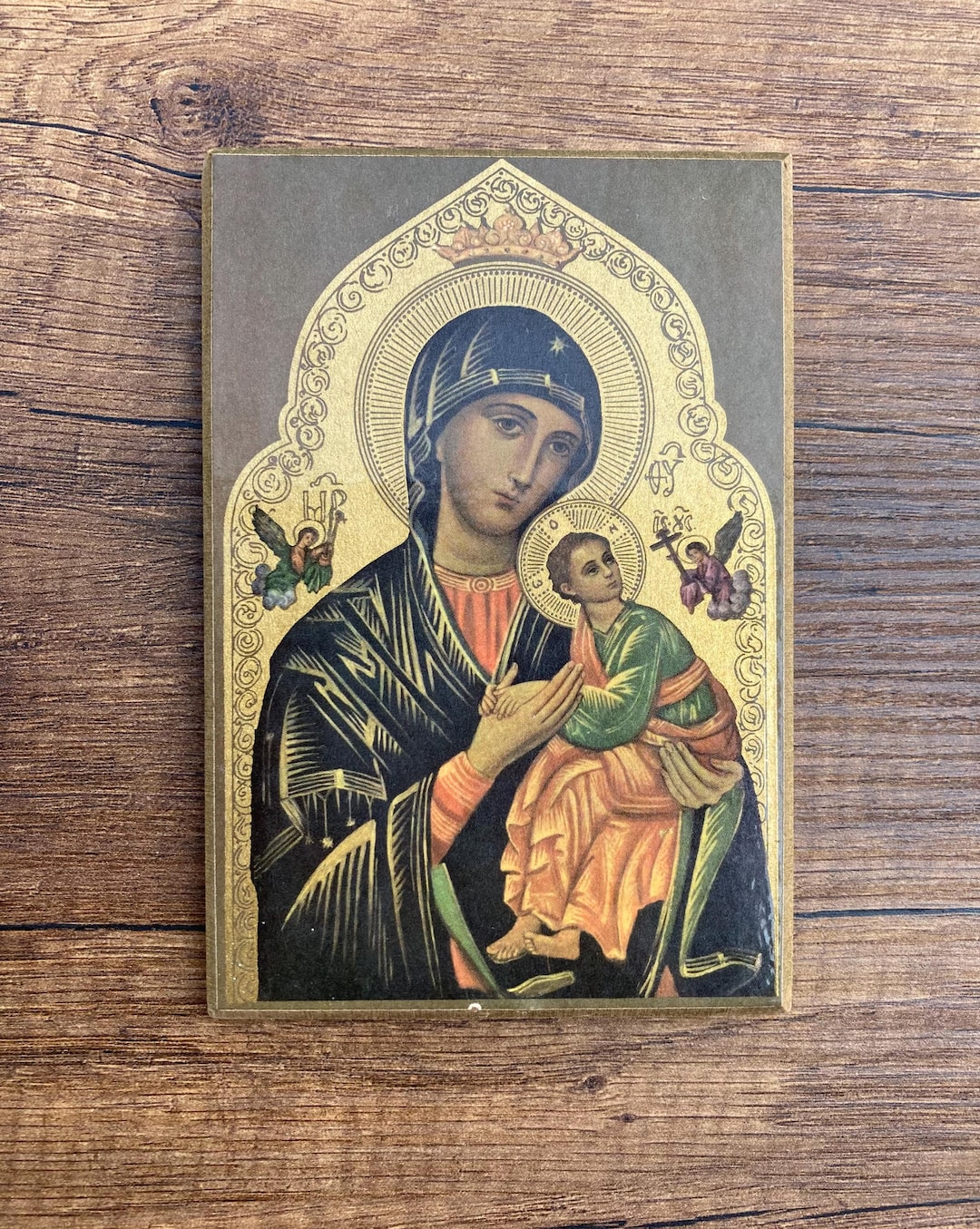 Vintage Our Lady of Perpetual Help Icon - Etsy