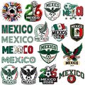 Mexico Soccer Logo SVG Png, Soccer svg, Mexican Soccer, Futbol SVG Layered Vector Files, Great for TShirts, Mexico Typography SVG