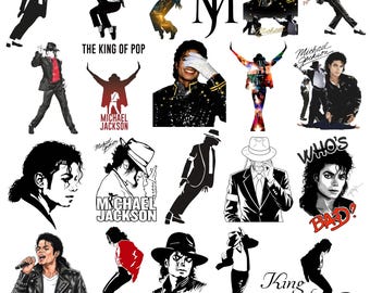King of Pop PNG Bundle, Michael Jackson Inspired PNG,80s Music Legend Sublimation Png,Retro Vintage Singer MJ Shirt Png, Digital Download