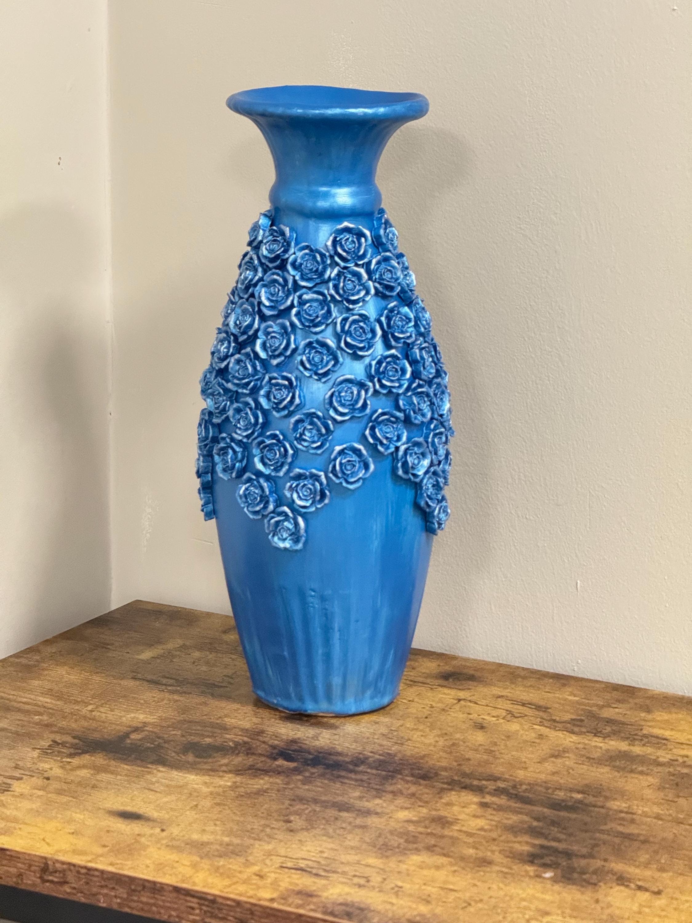 Turquoise blue vase - Etsy 日本