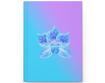 Hardcover Journal: Orchid Fig | Matte Blue & Purple Gradient